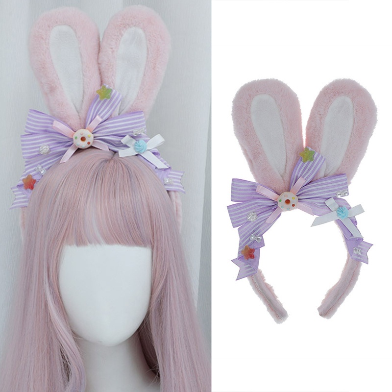 Kẹp Tóc Đính Nơ Phong Cách Lolita Xinh Xắn