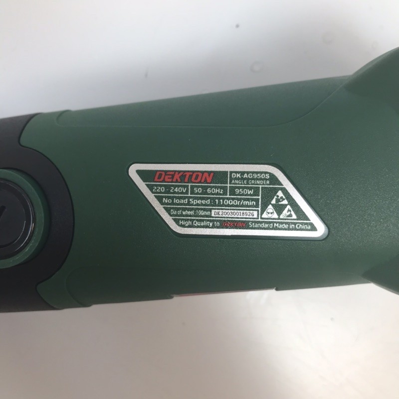Máy Mài Dekton 100mm Có Chỉnh Tốc Độ, Bảo Hành 6 Tháng
