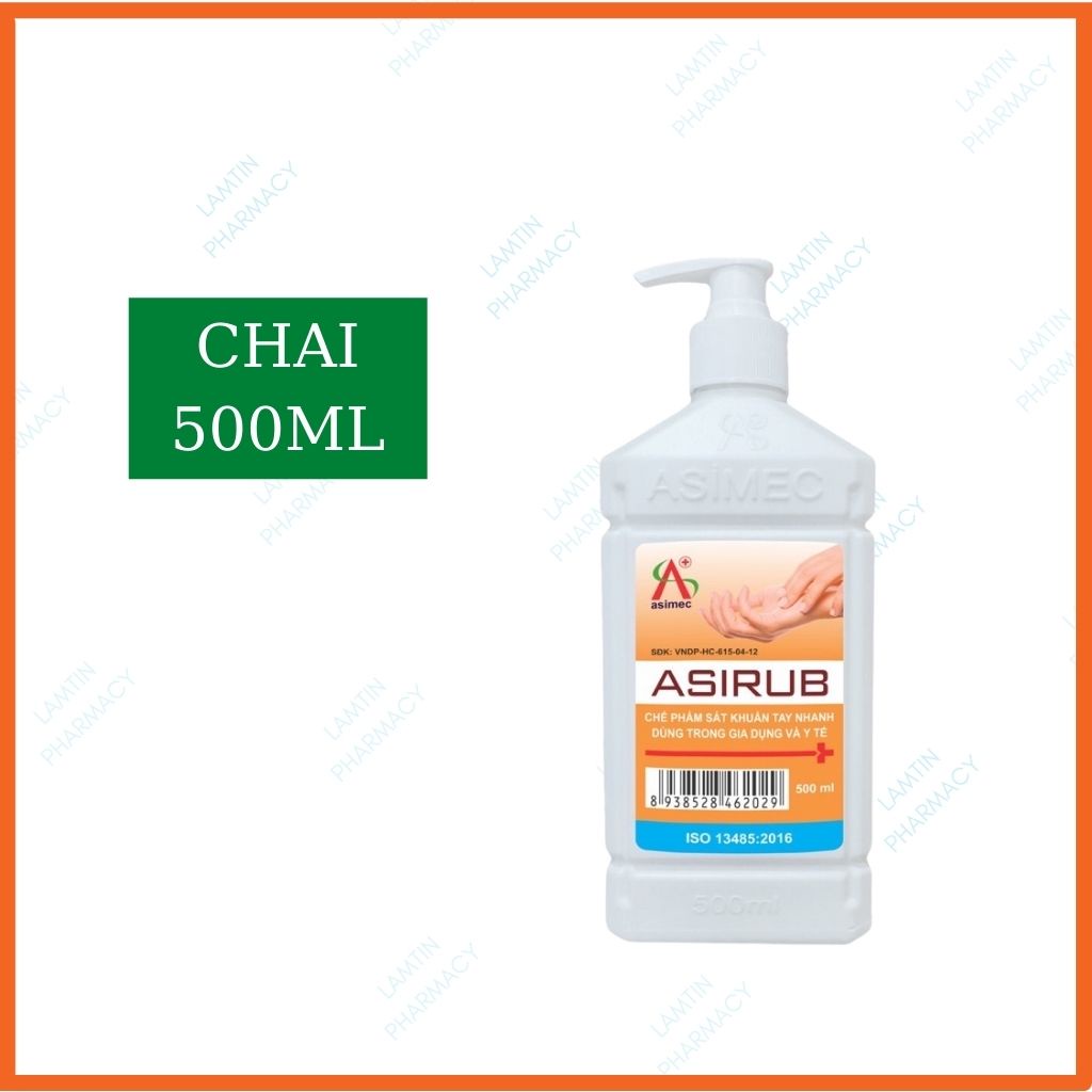 ASIRUB Nước Rửa Tay Khô Chai 500ml, 750ml