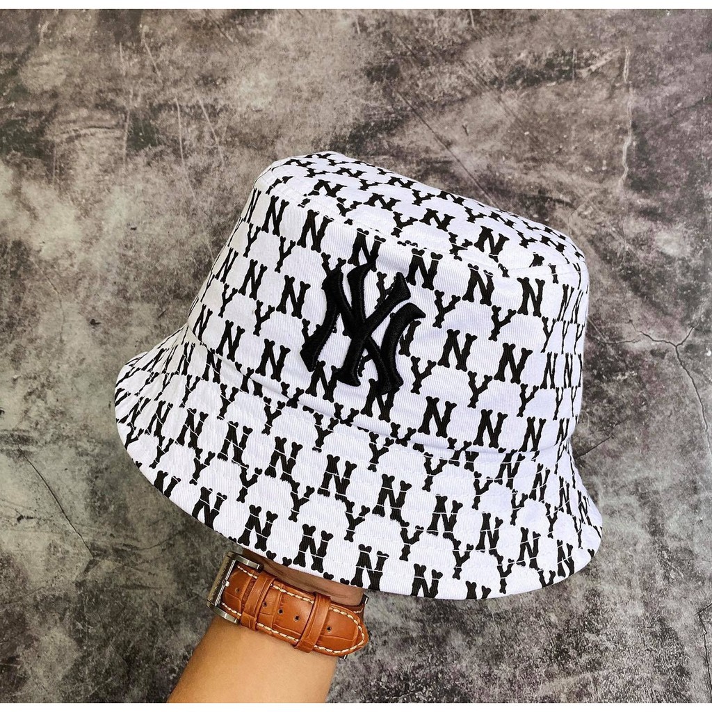 Nón Vành MLB NY Monogram Bucket HAT Full Color N13