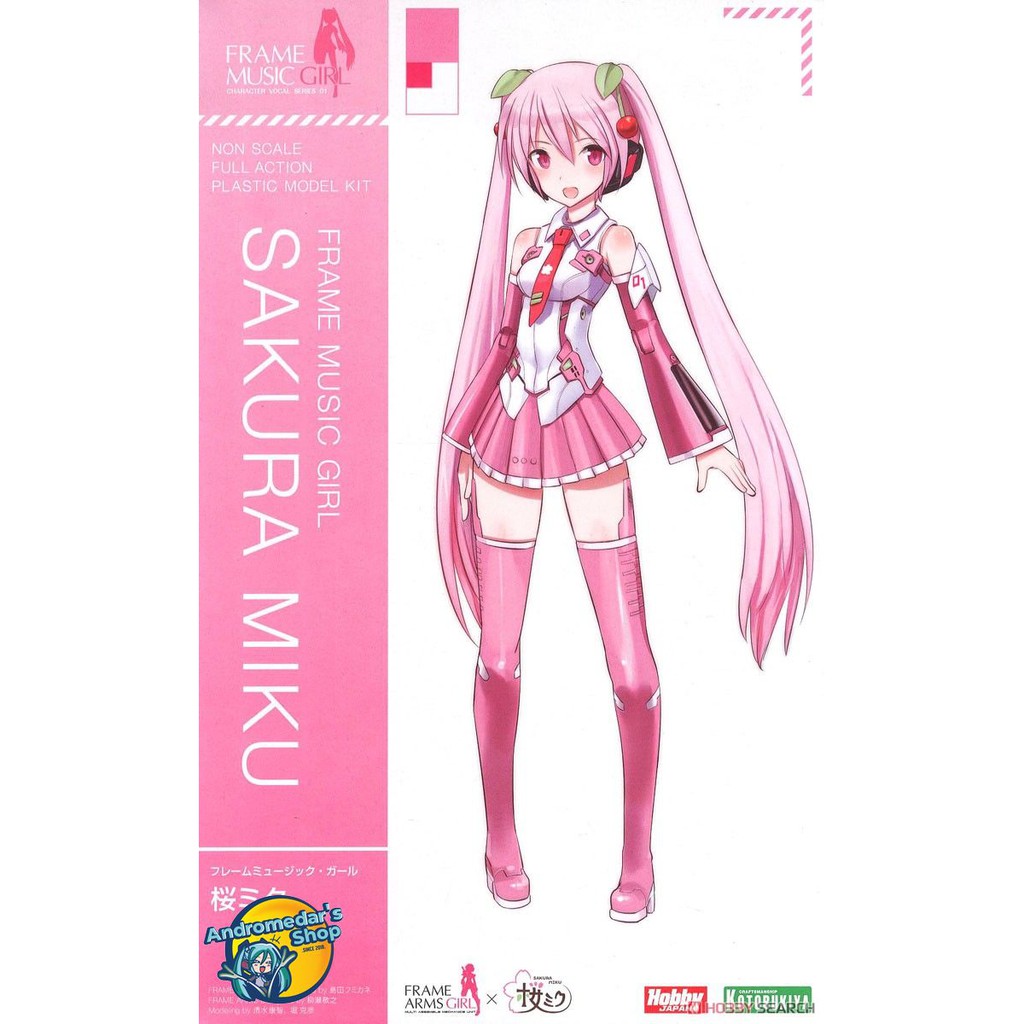 [Kotobukiya] Mô hình lắp ráp Frame Music Girl Sakura Miku (Plastic model)