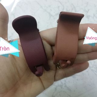 combo 3 Kẹp tóc càng cua 3 răng nhám màu đen trơn (hàng Việt Nam)