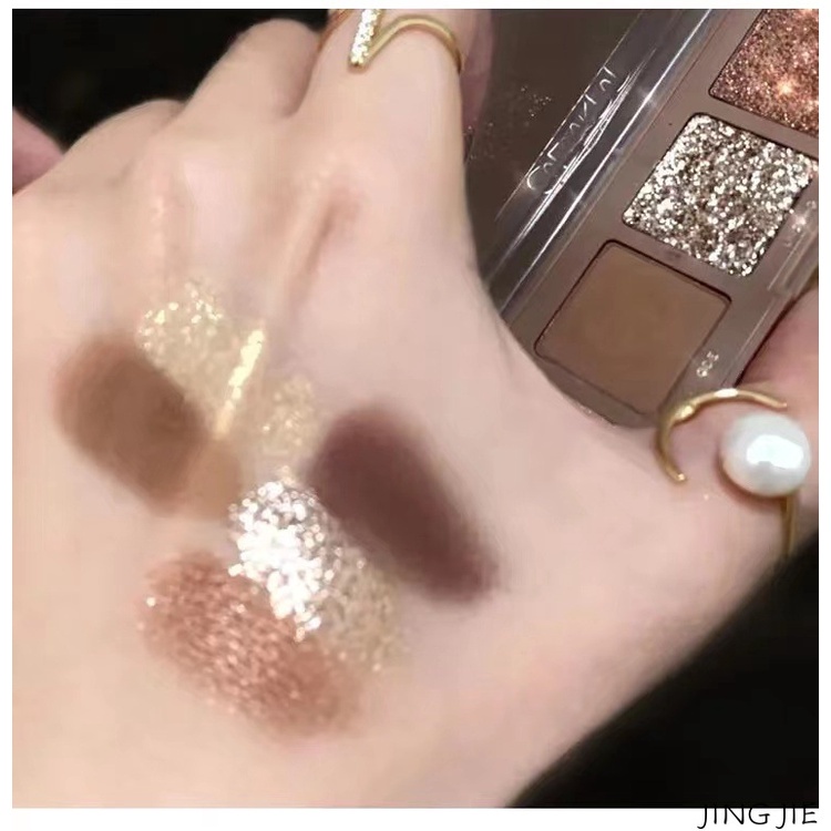 [Hàng mới về] Bảng phấn mắt JADED năm màu lì lấp lánh | BigBuy360 - bigbuy360.vn