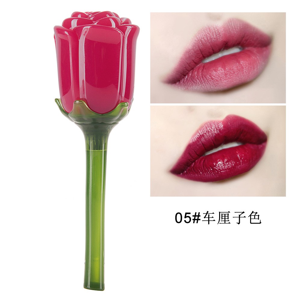 HANDAIYAN rose lip glaze is not easy to fade, non-stick cup gloss, waterproof non-marking lipstick, moisturizing