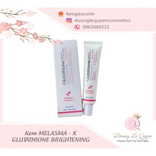 KEM DƯỠNG NÂNG TONE  DƯỠNG TRẮNG - CHỐNG LÃO HÓA - MỜ THÂM, SẠM NÁM DA MELASMA - X GLUTATHIONE BRIGHTENING