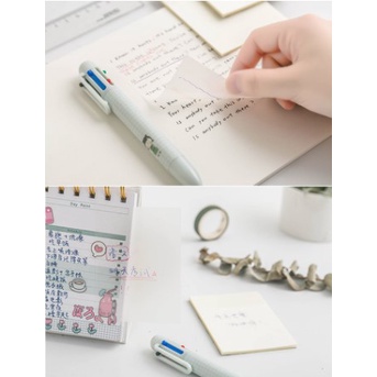 Bộ 50 Giấy Note Ghi Chú Trong Suốt Chống Thấm Nước