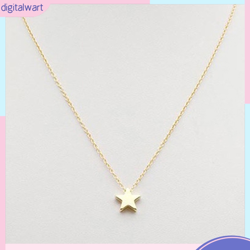 Dây chuyền mặt ngôi sao 5 cánh nhỏ xinh xắn đơn giản dành cho nữ