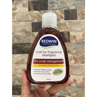 Dầu gội hỗ trợ giảm nấm da đầu , gàu ngứa da đầu Redwin Coal Tar Shampoo 250ml