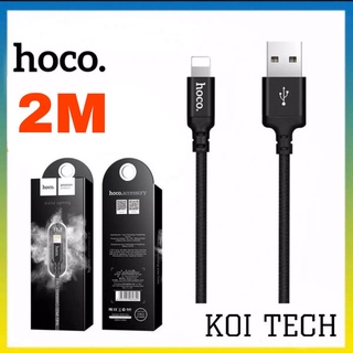 Cáp sạc dây dù siêu bền hoco x14 dành cho iphone, tablet táo- dài 1m, 2m
