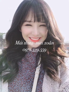 Tóc giả mái thưa bát xoăn