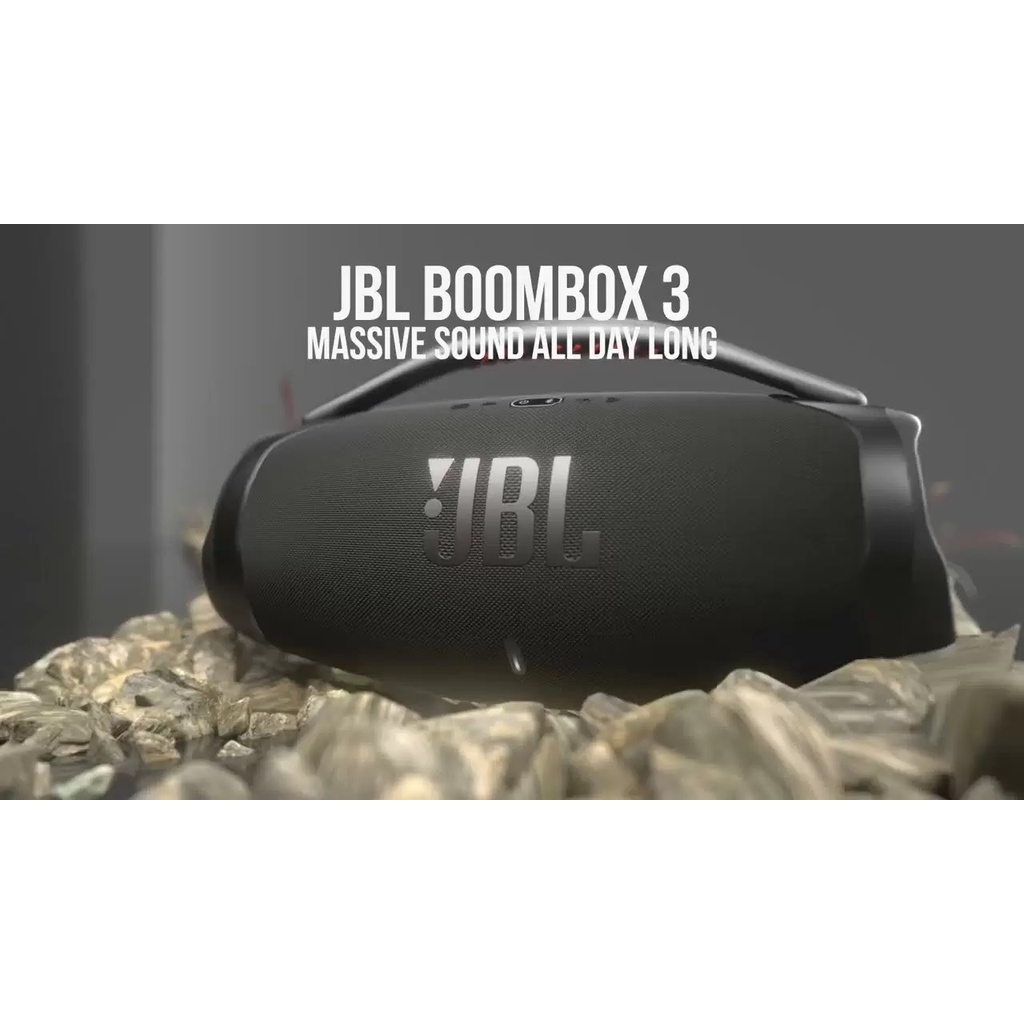 Loa Bluetooth Boombox 3 có LED Du Lịch Thế Hệ Mới . Bass Mạnh Âm Thanh Lớn Cực Đỉnh Bluetooth 5.2