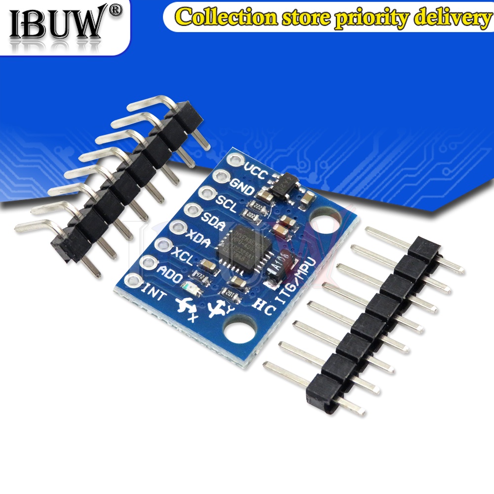 1 Mô Đun Cảm Biến Xoay 3 Trục GY-521 MPU-6050 MPU6050 + Mô Đun 3 Trục