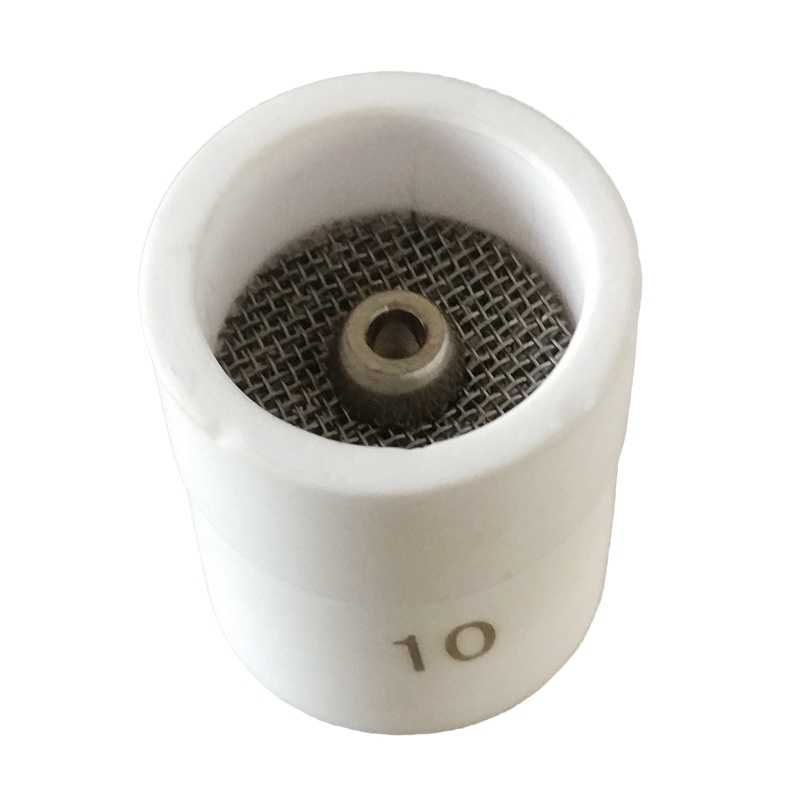 Nụ Hôn 122 kiss 122# 14# Phụ Kiện Đầu Phun Bằng Sứ &amp; Nhôm Cho Máy Hàn WP9 / 20 / 17 / 18 / 26 Tig