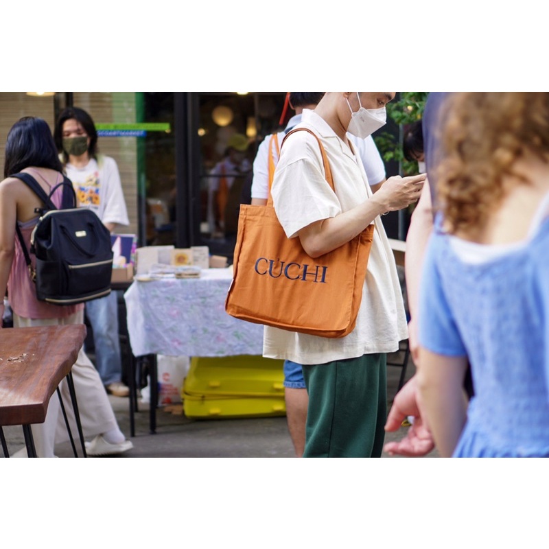 CUCHI BAG — Túi vải thêu Củchi