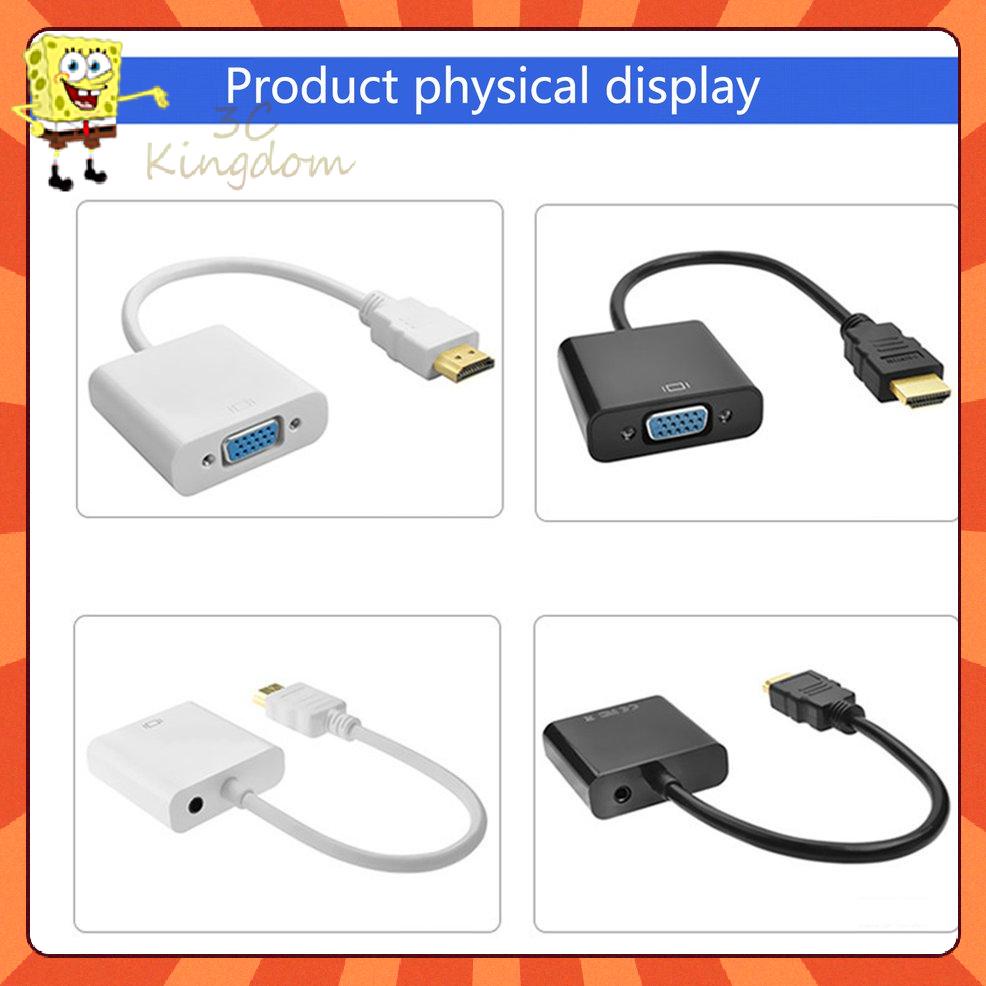 Dây Cáp Chuyển Đổi Hdmi-Compatible Sang Vga Không Có Chip | BigBuy360 - bigbuy360.vn