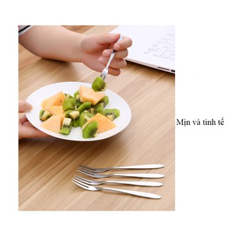 Bộ 5 chiếc dĩa ăn trái cây hoa quả