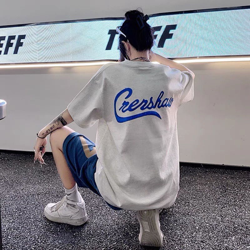 Áo thun thời trang tay lỡ unisex, chất cotton 2 chiều dày dặn, form oversize ES2