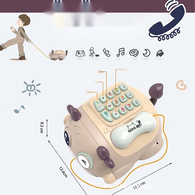 ĐỒ CHƠI ĐIỆN THOẠI Ô TÔ HOẠT HÌNH CHO BÉ - M5691