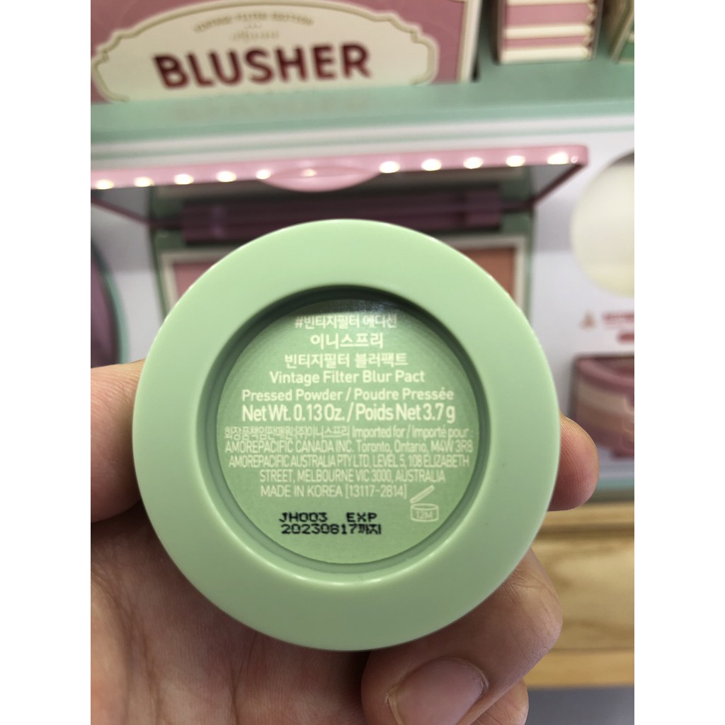 (Phiên bản giới hạn) Phấn phủ dạng nén che phủ lỗ chân lông Innisfree Vintage Filter Blur Pact 3.7g | BigBuy360 - bigbuy360.vn