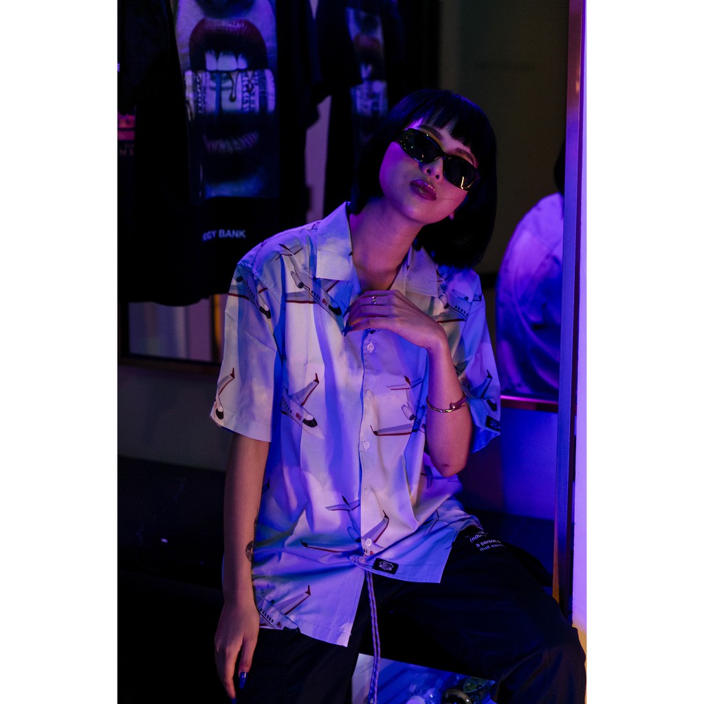 SƠMI "FLY HIGH" SHIRT IN BLUE - [SMAKER]
