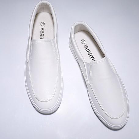 Slip on da nam | Giày lười da nam kiểu giày mọi - 3 màu đen, trắng, nâu - Fullbox - Mã S1126 hàng Quảng Châu