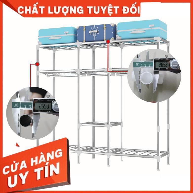 tủ vải khung thép titan Tủ vải Metal 3,4 buồng