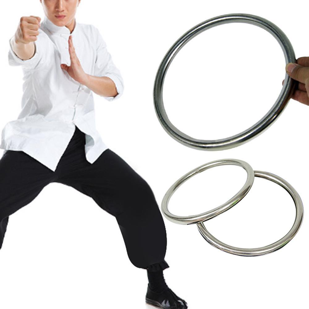 Nhẫn Hình Đôi Cánh Đính Đá Thời Trang|Vòng Thép Luyện Tập Kung Fu Chuyên Nghiệp