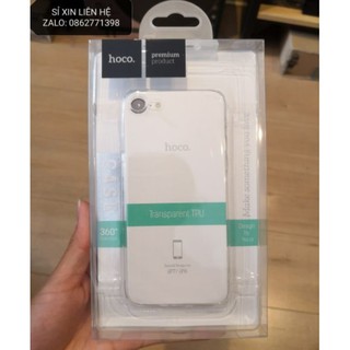 Ốp lưng iphone chính hãng hoco silicon - trong - dẻo - mỏng - siêu bền
