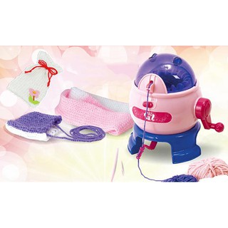 Máy đan len mini dành cho bé màu hồng (Hồng tím)
