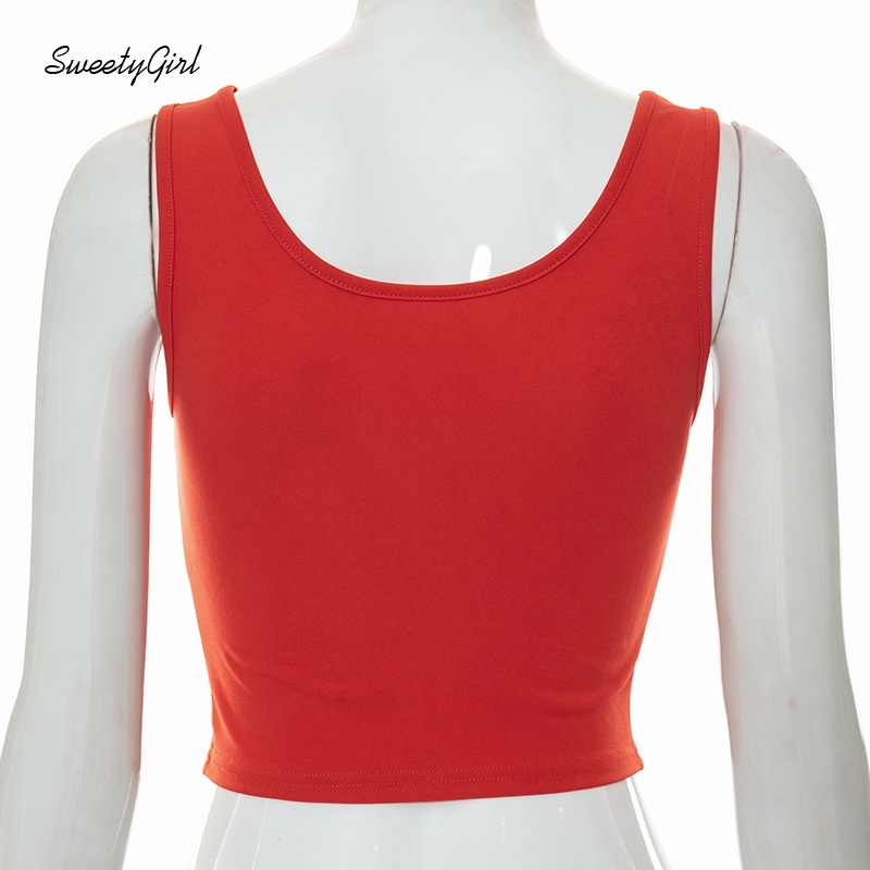 Áo Tank Top Thể Thao Cổ Chữ U Màu Trơn Thời Trang Dành Cho Nữ 2022