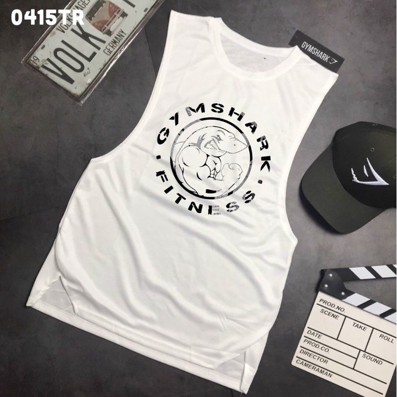 Áo tanktop tập gym nam ,áo 3 lỗ tập gym nam thun co giãn 4C thấm hút mồ hôi