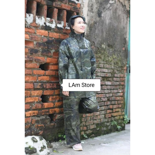 Bộ áo mưa giàn ri quân đội xuất dư -Hàng tại xưởng