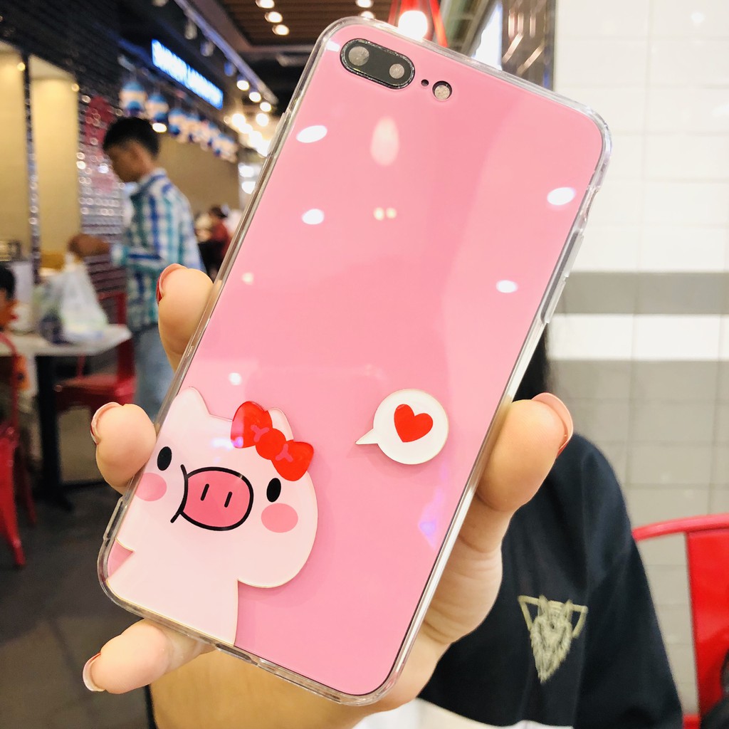 [ IPHONE ] Ốp Lưng Heo Trái Tim Cartoon 3D - C037 | BigBuy360 - bigbuy360.vn