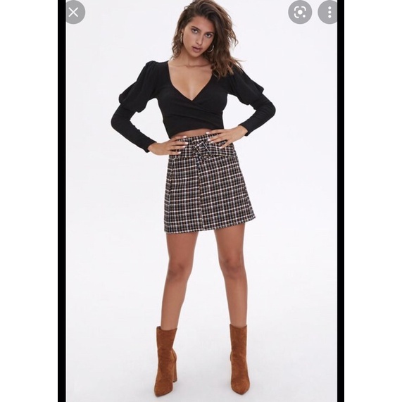 Combo Croptop len tay phồng A605