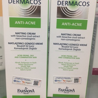 Dưỡng ẩm Dermacos dành cho da dầu, mụn
