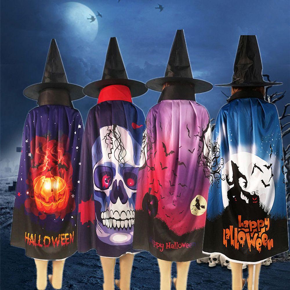 Áo Choàng Hóa Trang Halloween Hình Bộ Xương Ngộ Nghĩnh Cho Bé