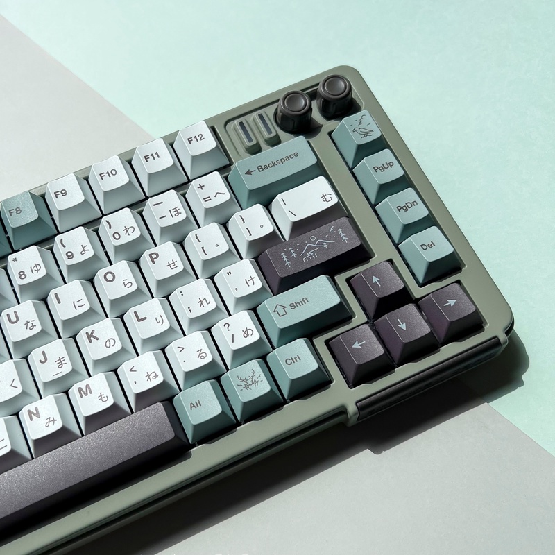 Misty Keycap Cherry Profile PBT Dye-Sublimation Bàn phím cơ Keycap Keycap cá nhân hóa 141 Phím