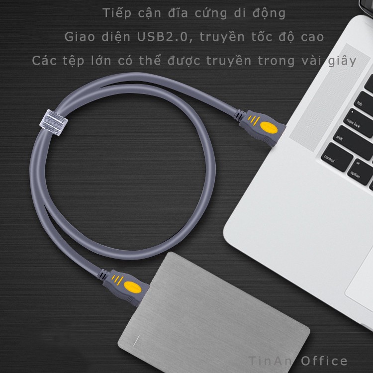 Cáp USB 2 Đầu, Cáp Dữ Liệu JH USB2.0 Sang USB2.0 Đực Sang Đực Cáp Dữ Liệu Sao Chép Dữ Liệu | BigBuy360 - bigbuy360.vn