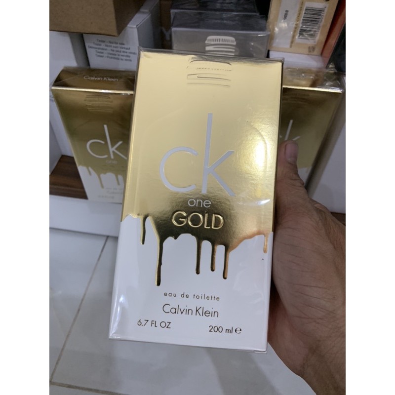 [HÀNG CHÍNH HÃNG] NƯỚC HOA UNISEX CK ONE GOLD 200ML FULL SEAL [HOÀN TIỀN GẤP 1000%]