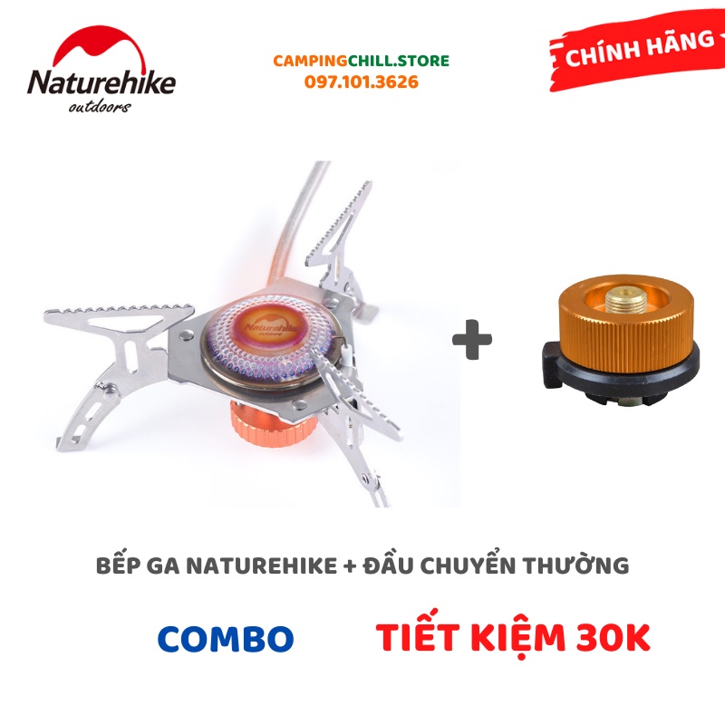 [CHÍNH HÃNG] BẾP GA MINI DÃ NGOẠI, CẮM TRẠI NATUREHIKE NH17L040-T