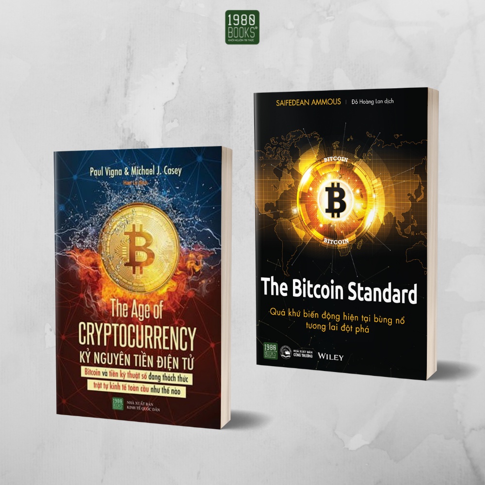 Sách - Combo 2 cuốn Kỷ nguyên tiền điện tử + The Bitcoin Standard