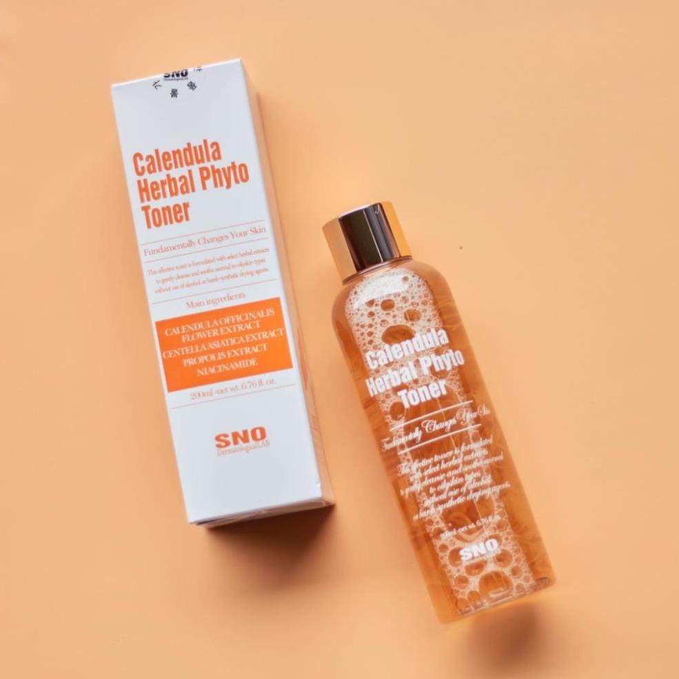 Nước Hoa Hồng Toner Cánh Hoa Cúc SNO Calendula Herbal Phyto Toner