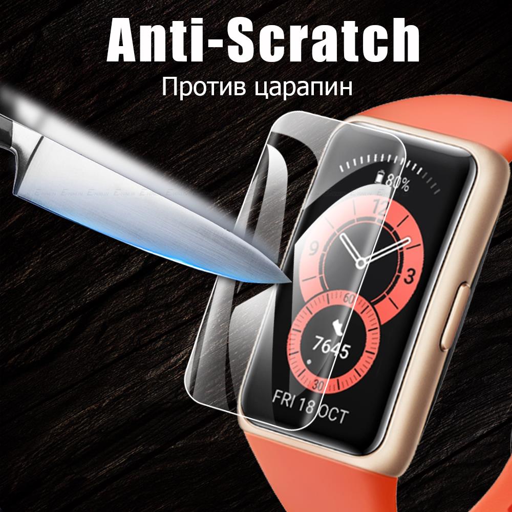 Miếng Dán Hydrogel Mềm Trong Suốt Bảo Vệ Màn Hình Đồng Hồ Thông Minh Huawei Talkand B5 Band 6 Honor 5 4 3