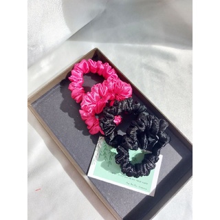 DÂY CỘT TÓC, DÂY BUỘC TÓC SCRUNCHIES PHI LỤA SIZE NHỎ