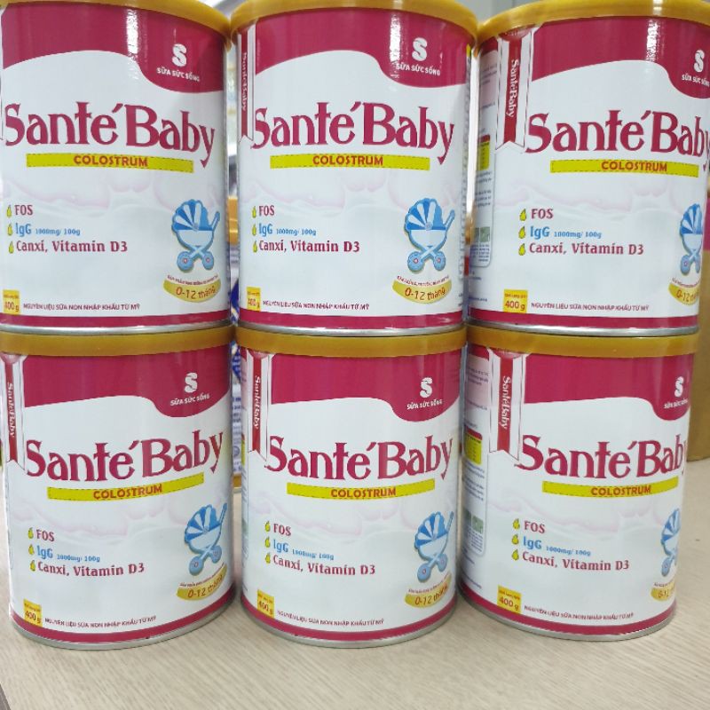 Sữa Non SanteBaby 400g / 800g cho bé 0-12 tháng Date mới