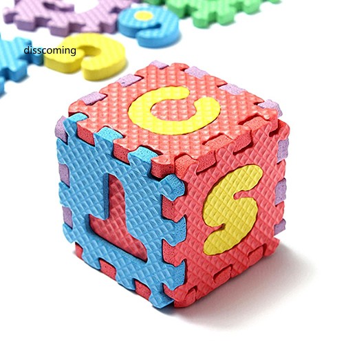 Set 36 tấm đệm ghép hình chữ và số cho trẻ nhỏ