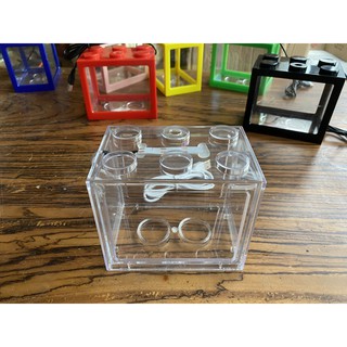 bể nhựa lego nuôi cá mini
