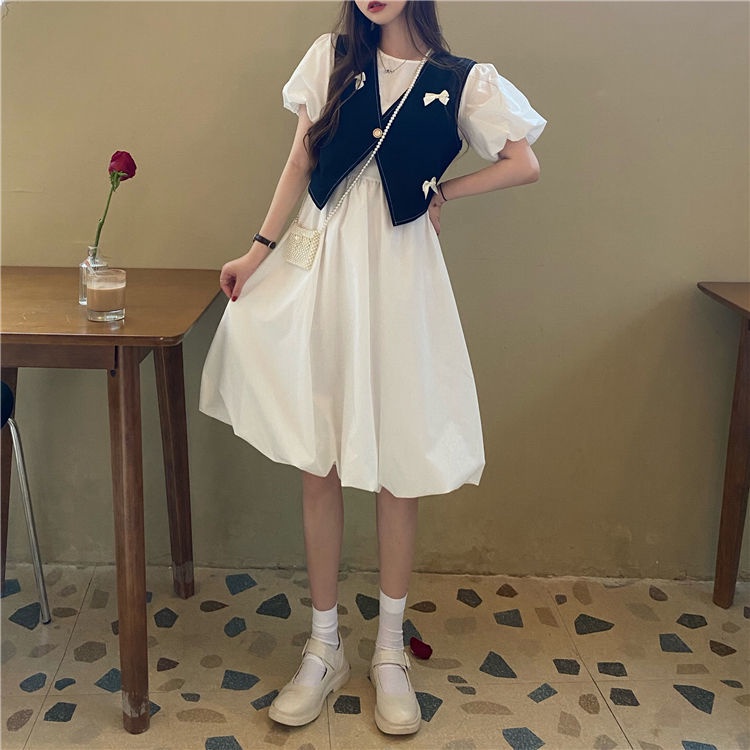 Set Đầm Nữ Phong Cách Vintage Thời Trang Cá Tính