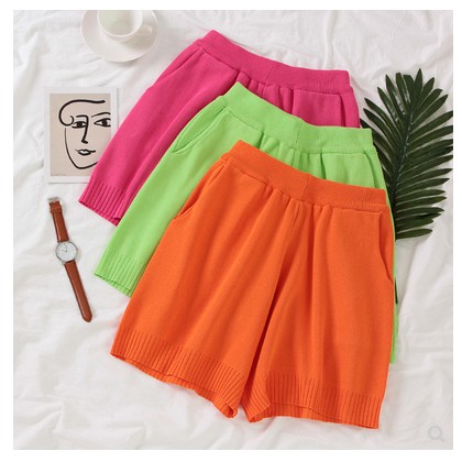 Quần short len nữ thời trang Hàn Quốc