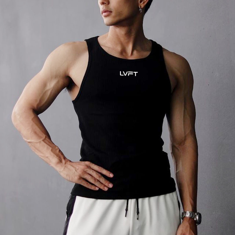 Áo Thun Ba Lỗ Thể Thao Co Giãn Ôm Dáng Dành Cho Nam